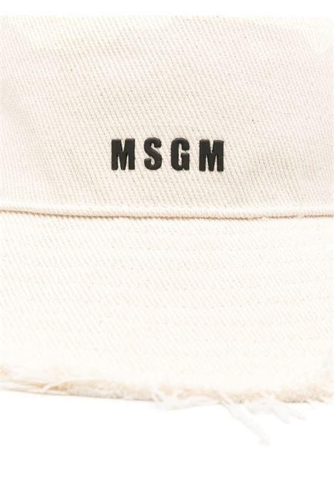 Cappello con ricamo logo MSGM KIDS | S5MSJGCT195013